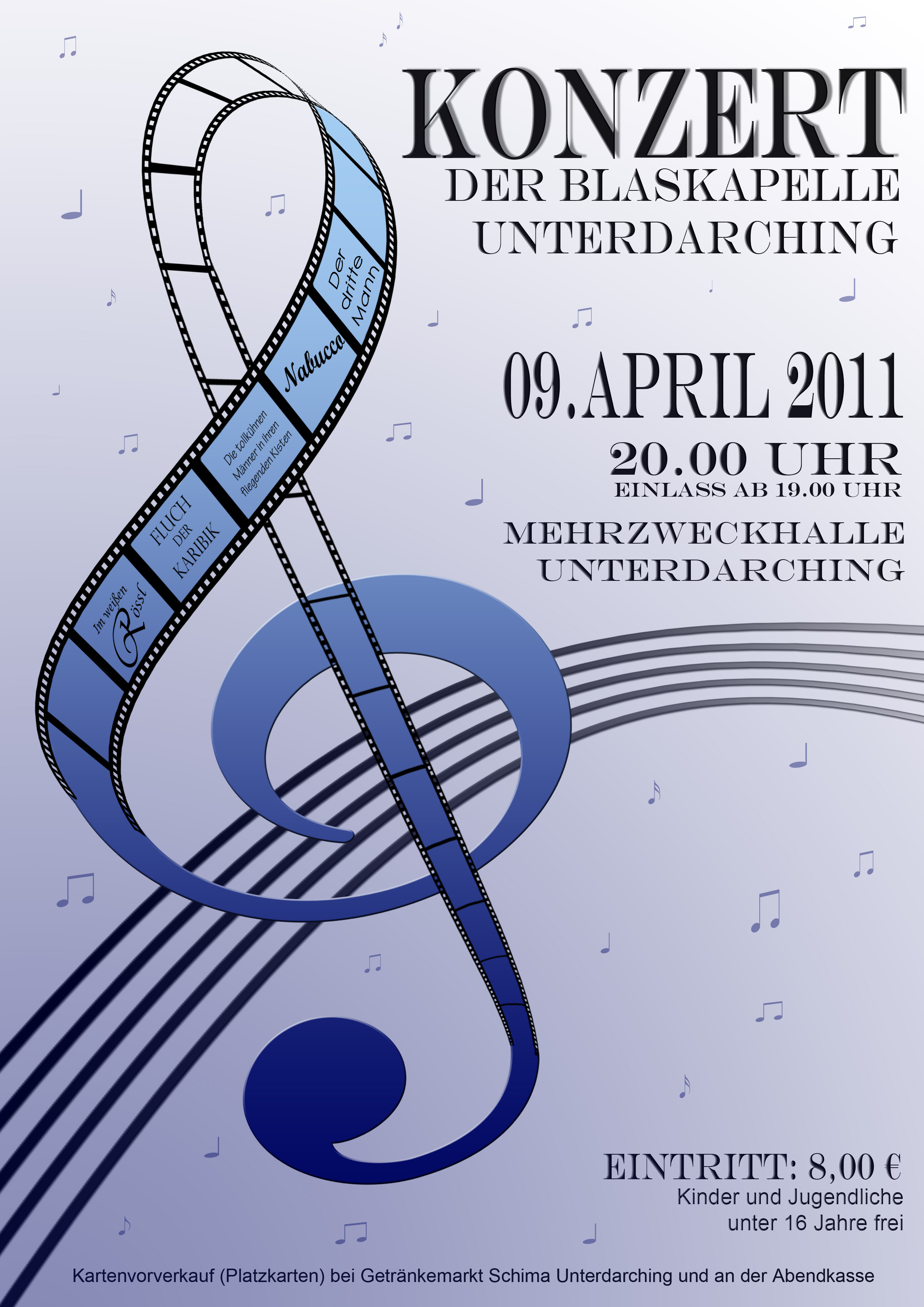 Plakat Konzert 2011