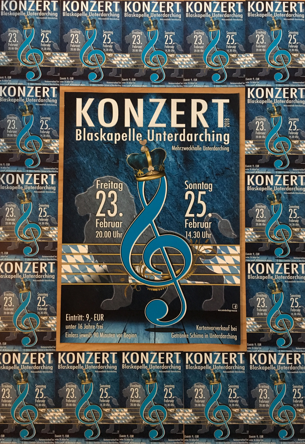 Plakat Konzert Unterdarchinger Musi
