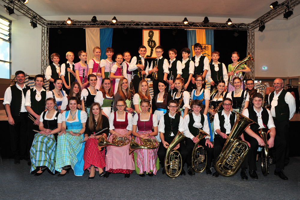 Jugendkapelle 2013 beim Jahreskonzert