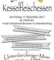 Kesselfleischessen am 17. November 2017