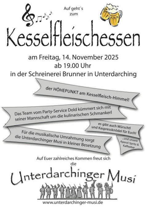 Kesselfleischessen 2025 Flyer